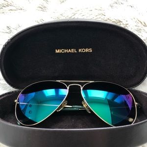 MICHAEL KORS Dylan Mirrored Aviator Sunglasses